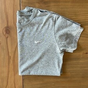 Dri-fit gray workout top
